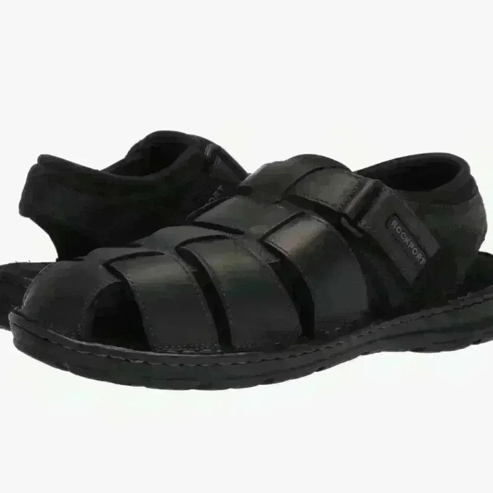 Brand New Rockport Mens Darwyn Fishermen Fisherman Sandal 12 Wide